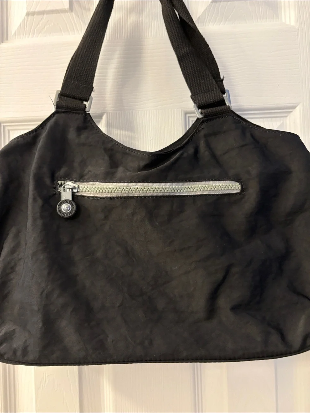 Harajuku Lovers Black Nylon shoulder Tote with Wide canvas Straps